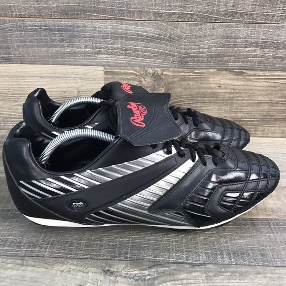 Rawlings Reflector Mens size 13 baseball cleats 6474707 Black - Picture 1 of 7